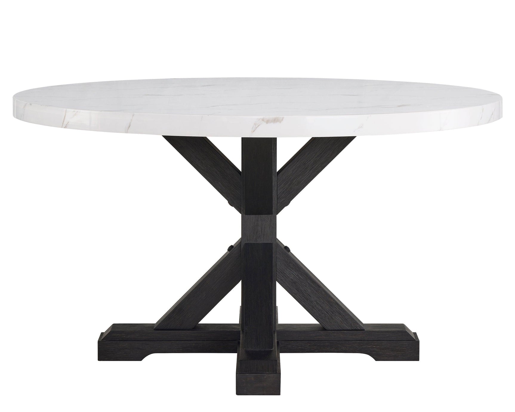 Vance Dove Gray Round Dining Room Set