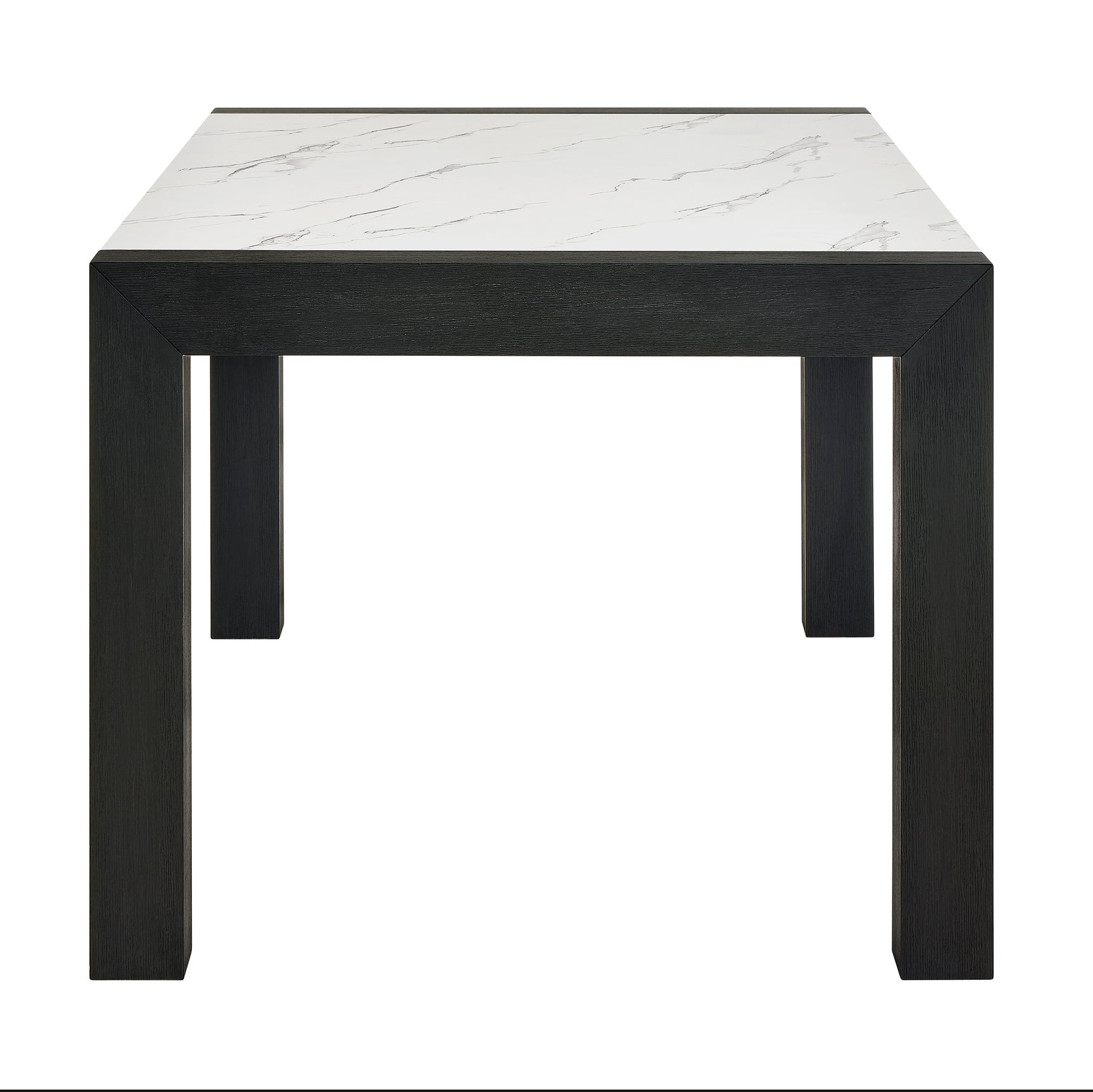 Jules Light Gray Faux Marble Dining Room Set