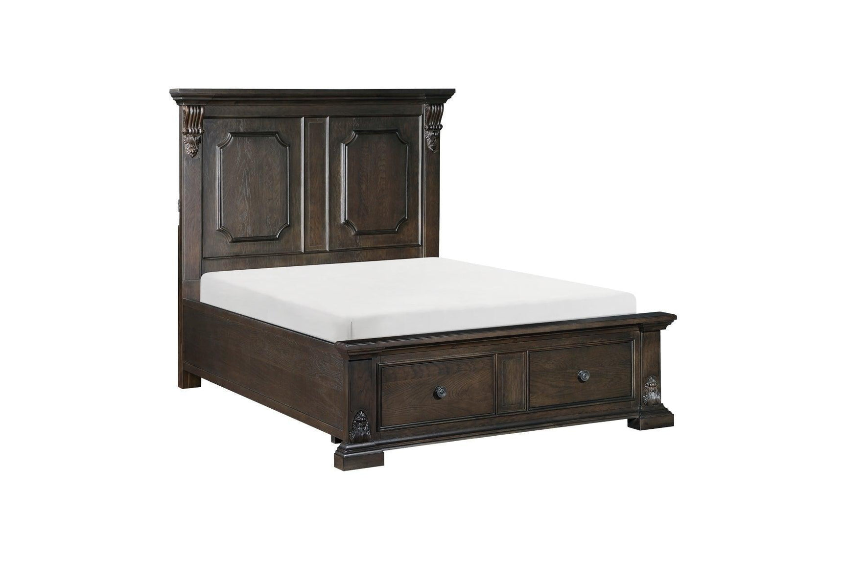 Cornwall Espresso Storage Platform Bedroom Set