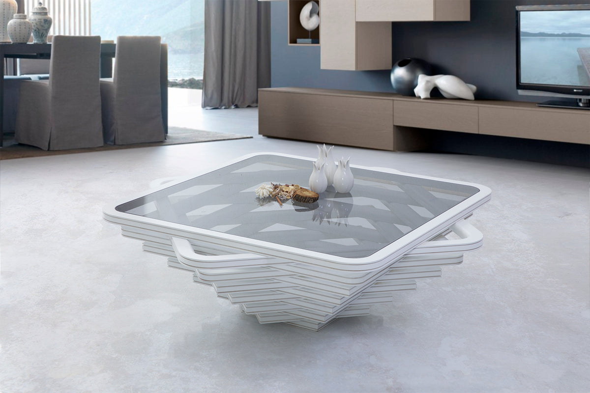 Gina White Coffee Table