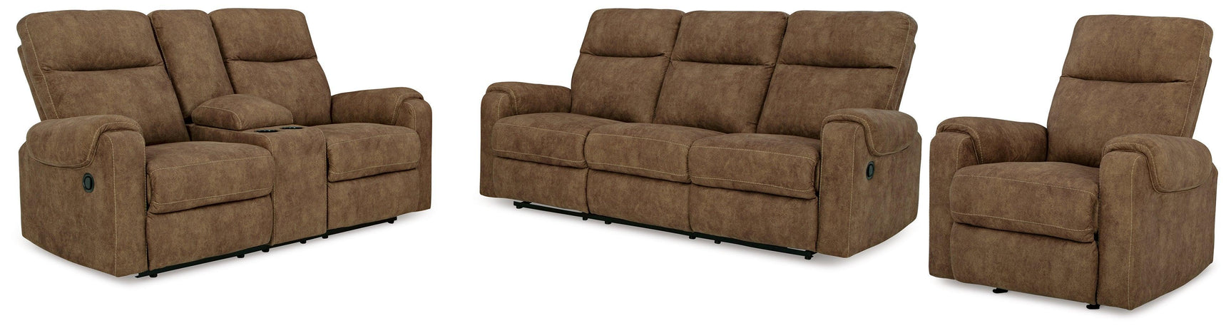 Edenwold Brindle Sofa, Loveseat and Recliner