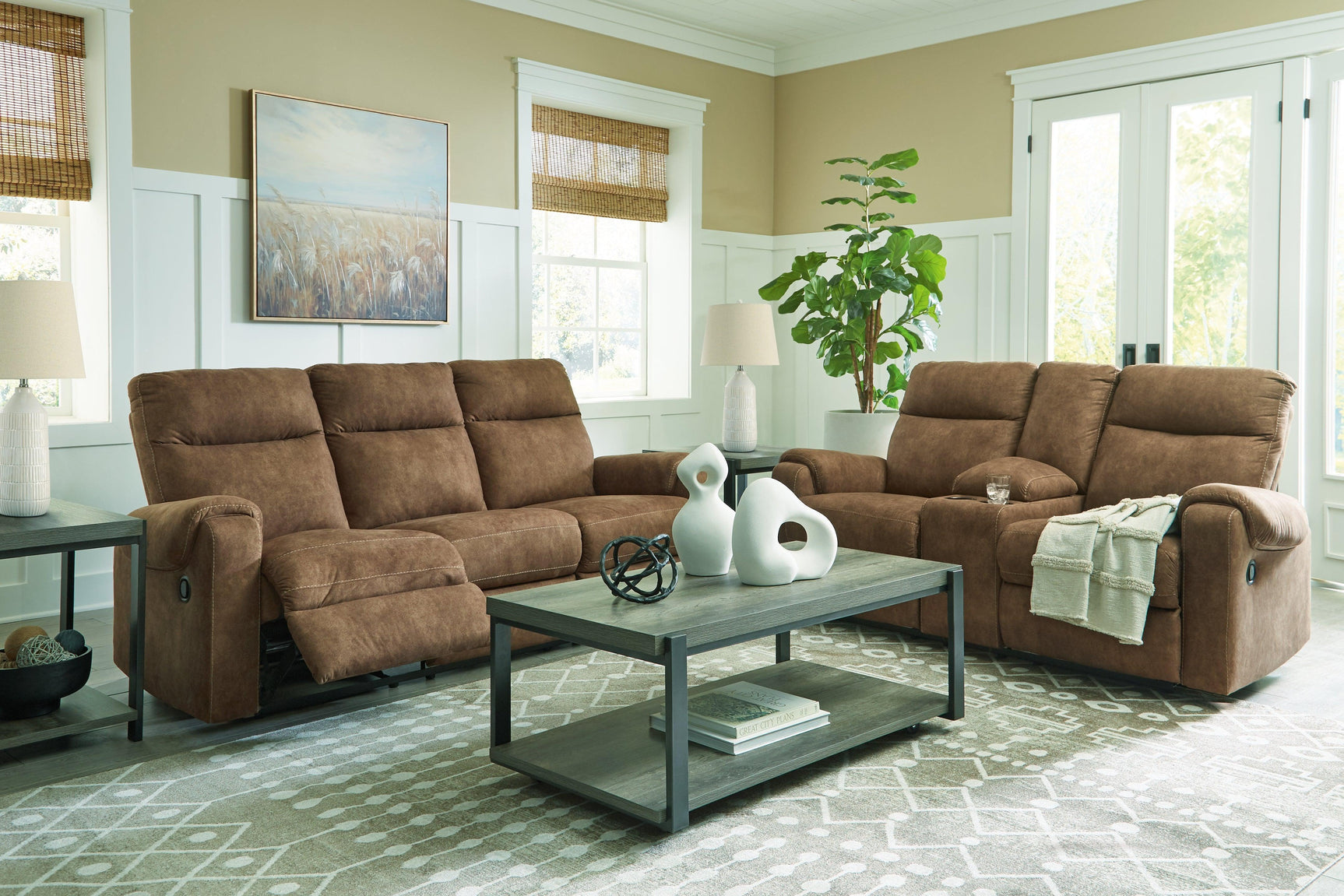 Edenwold Brindle Sofa and Loveseat