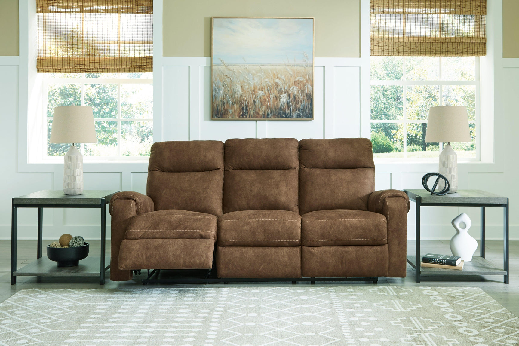 Edenwold Brindle Sofa, Loveseat and Recliner