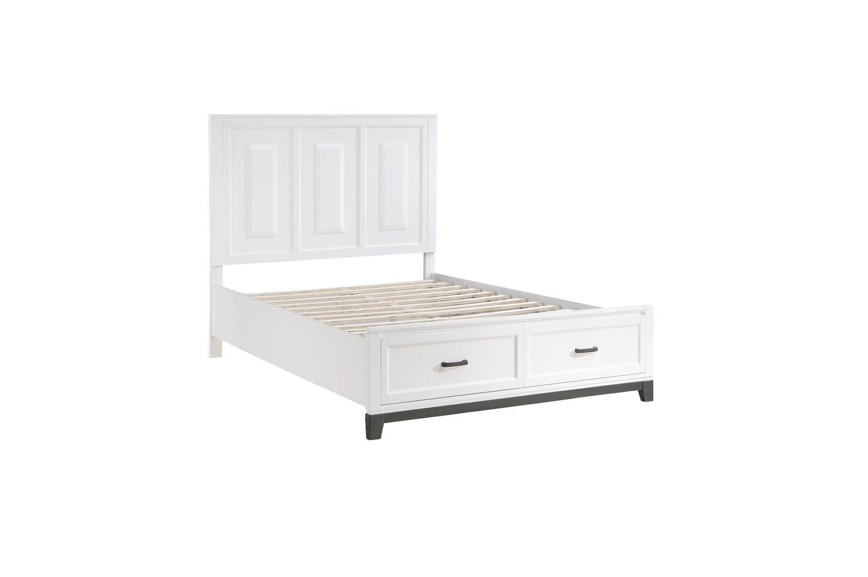 Garretson White Storage Platform Bedroom Set