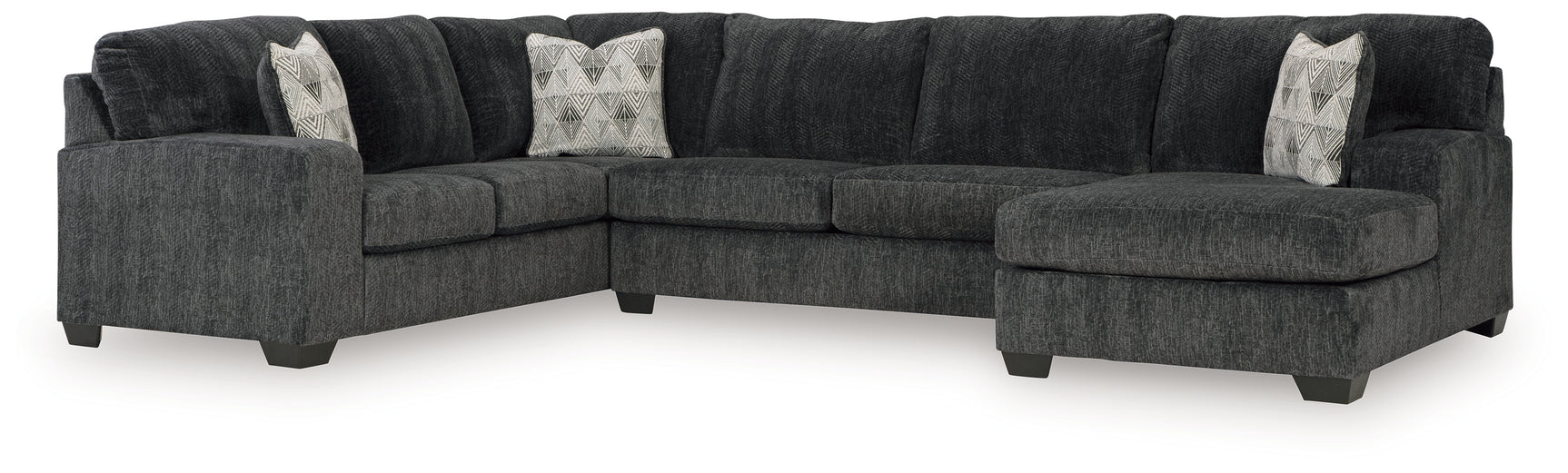 Hollyview Shadow 3-Piece Sectional with Chaise