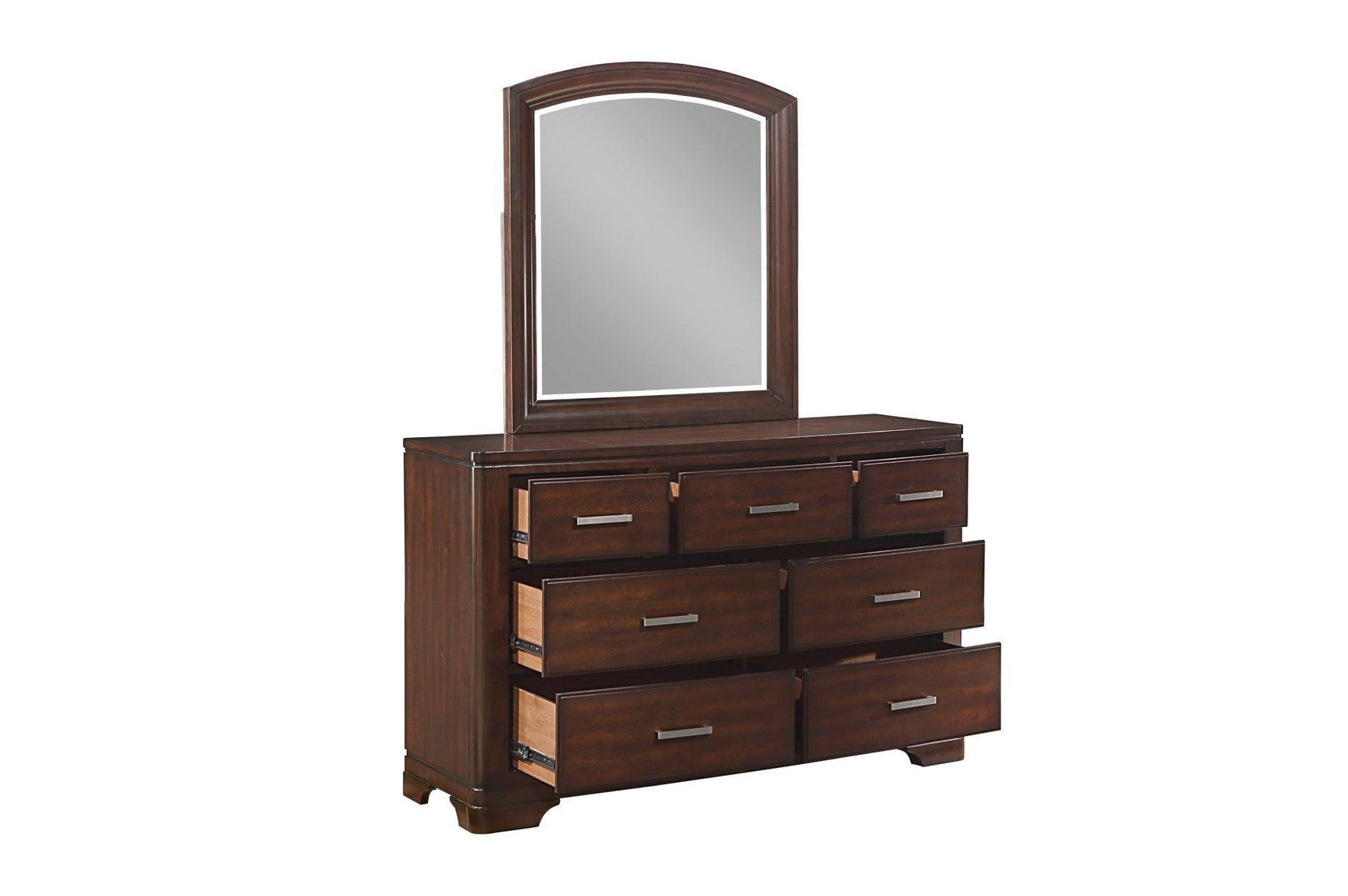 Hudson Cherry Storage Platform Bedroom Set