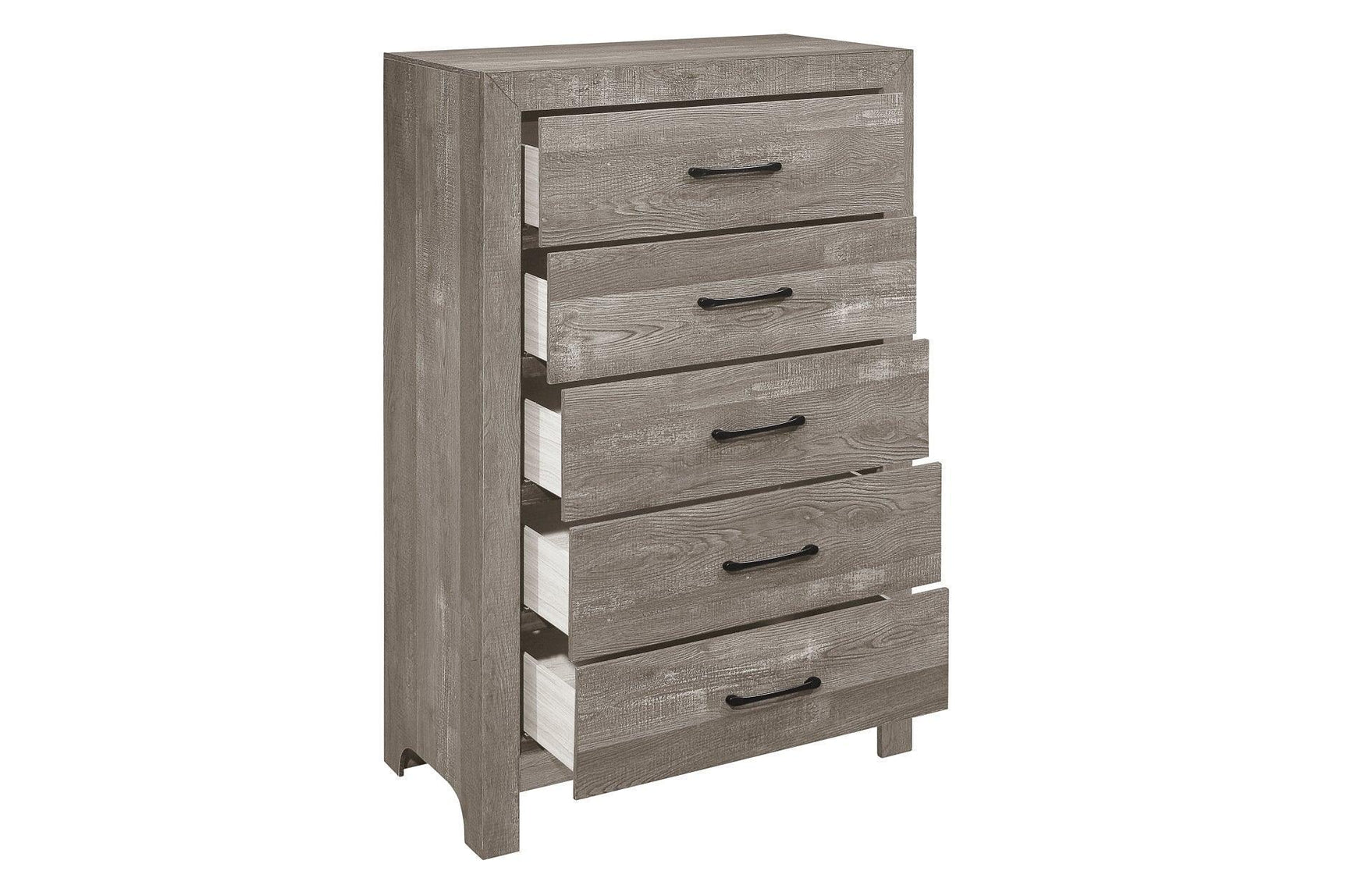 Corbin Rustic Gray Panel Bedroom Set