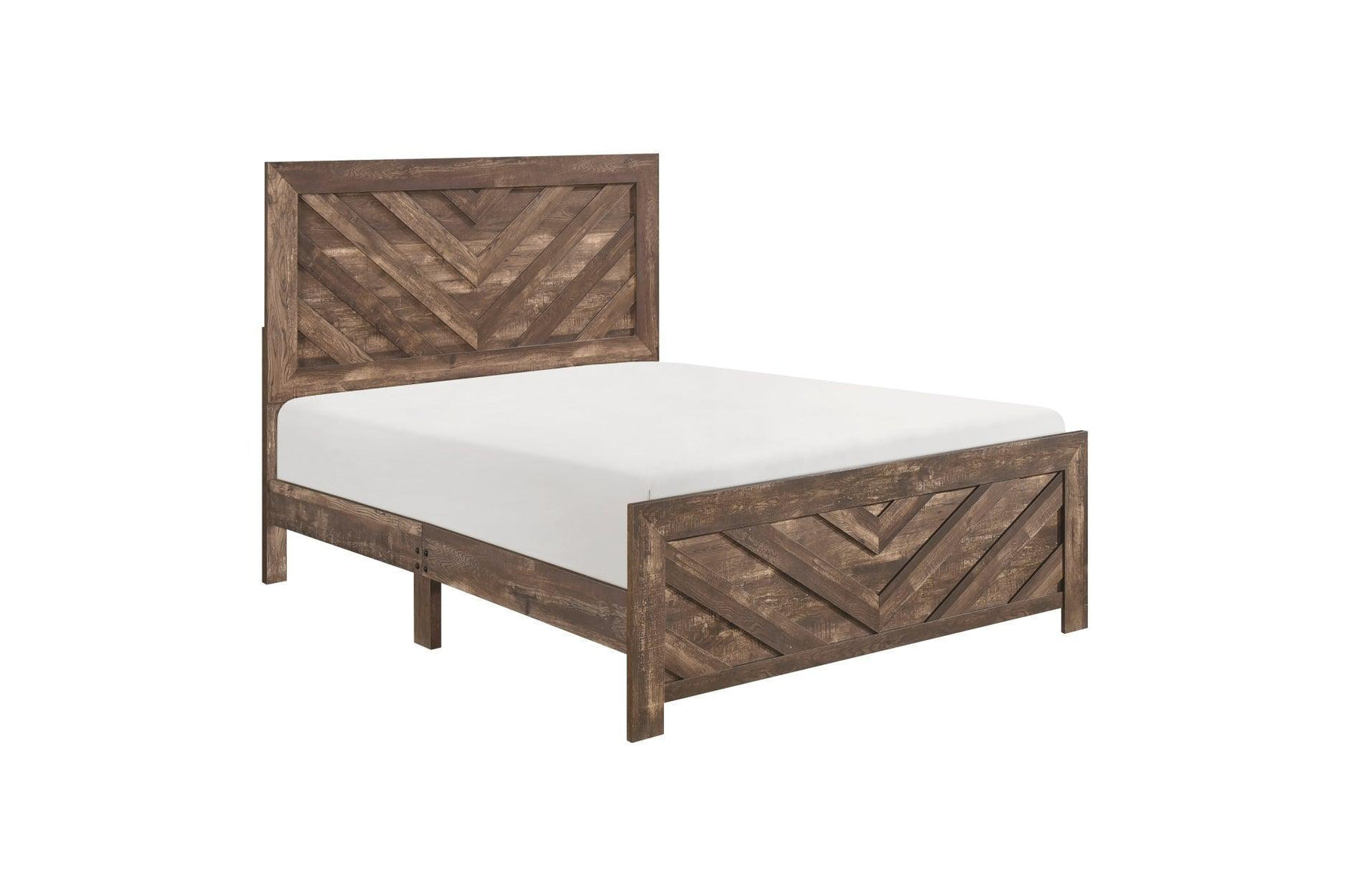 Corbin Rustic Brown Panel Bedroom Set