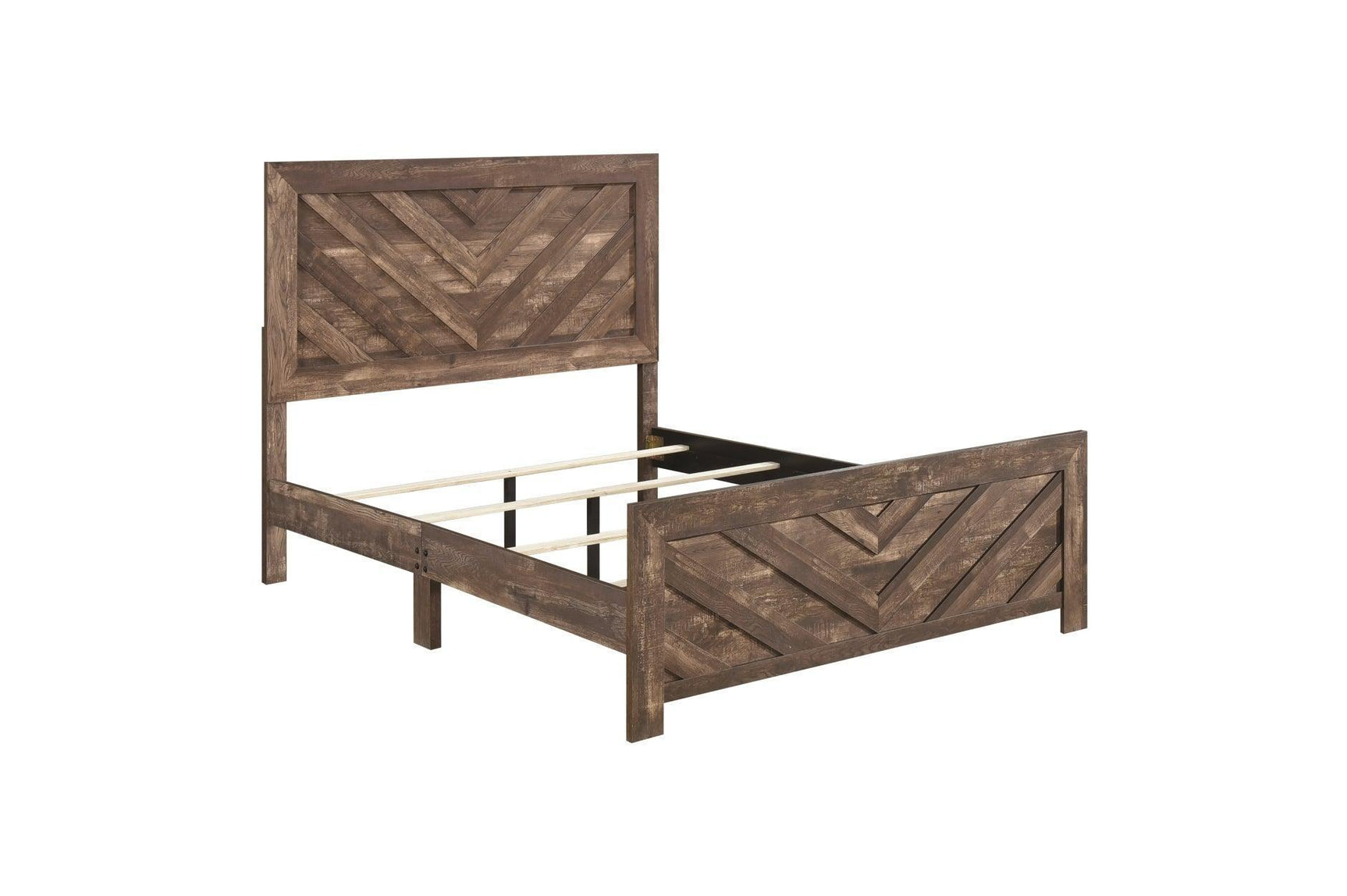 Corbin Rustic Brown Panel Bedroom Set