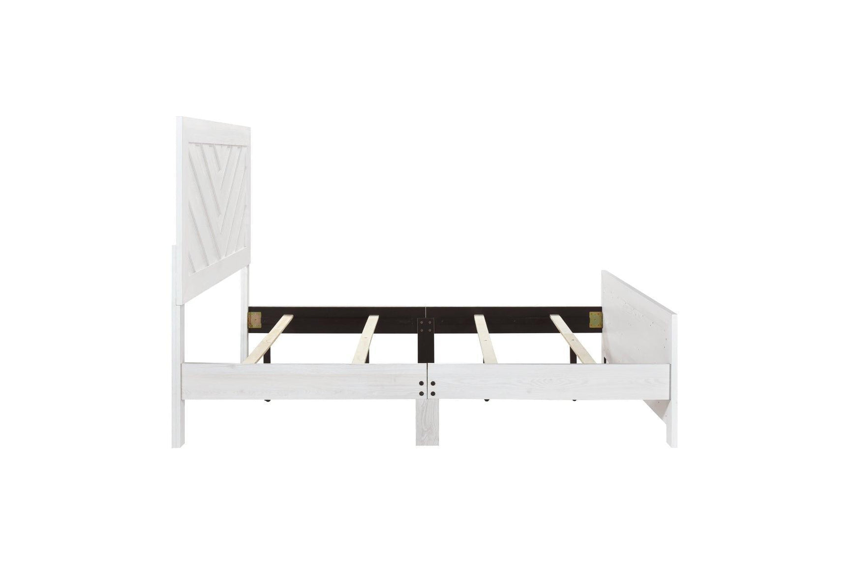 Corbin Rustic White Panel Bedroom Set