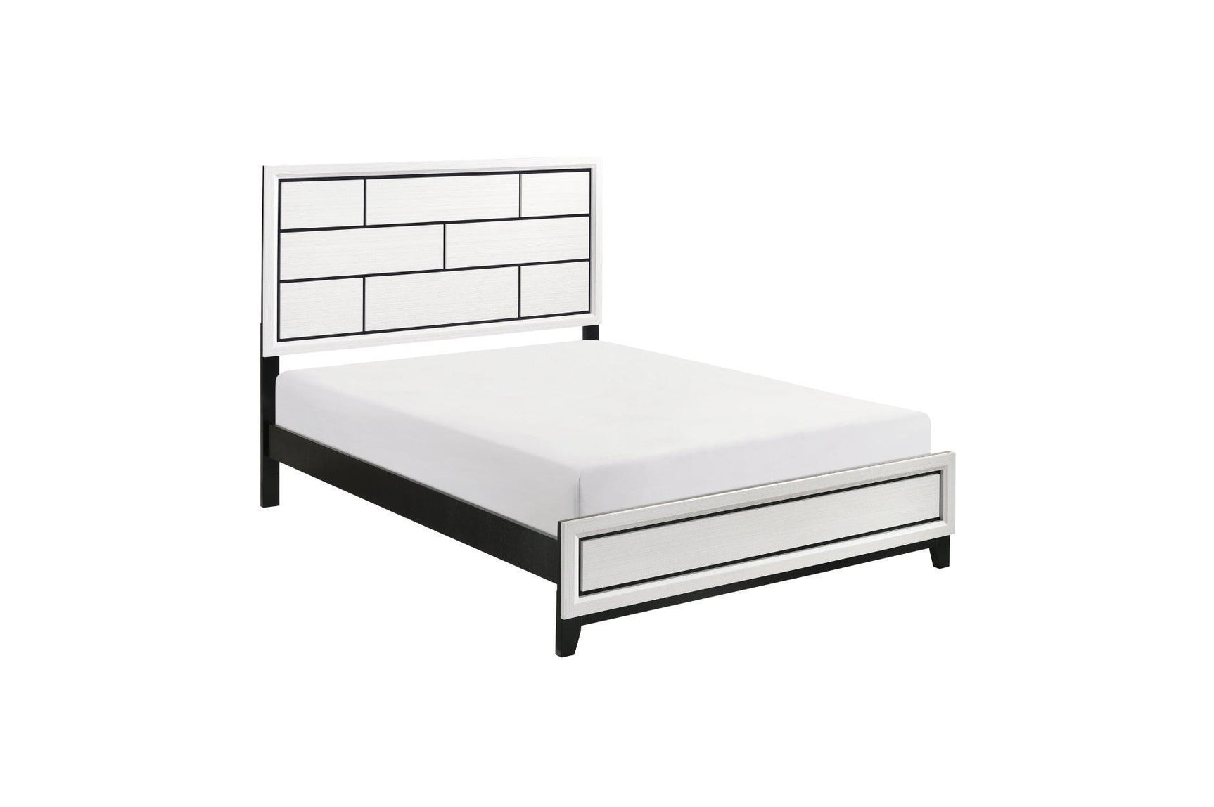 Davi White Panel Bedroom Set