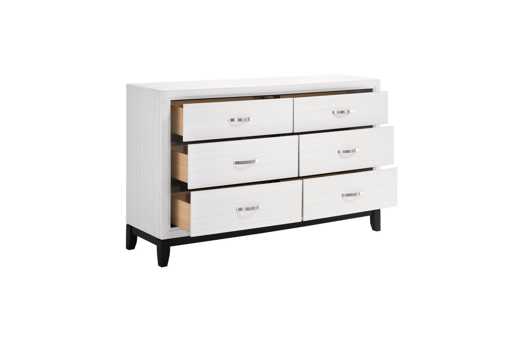 Davi White Panel Bedroom Set