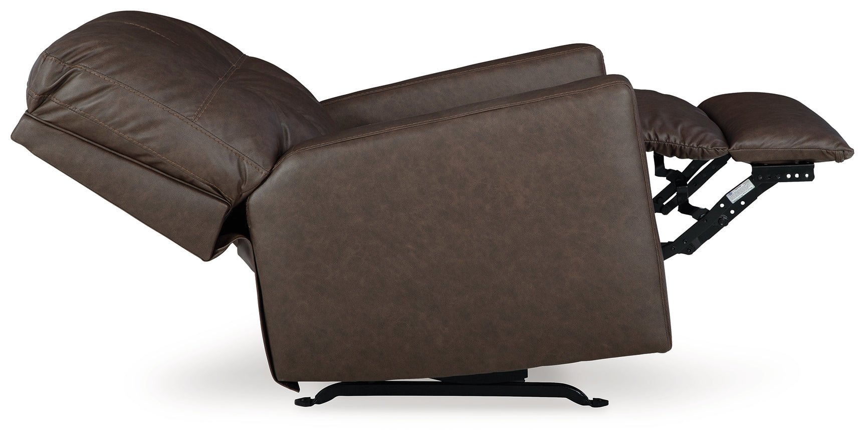 Barlin Mills Umber Faux Leather Recliner