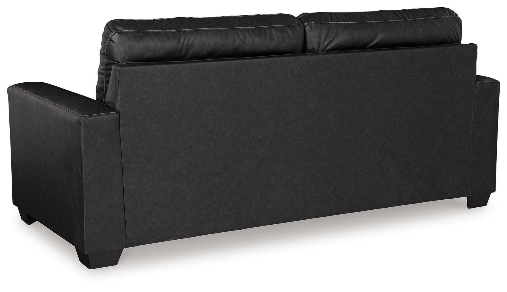 Barlin Mills Carbon Faux Leather Sofa