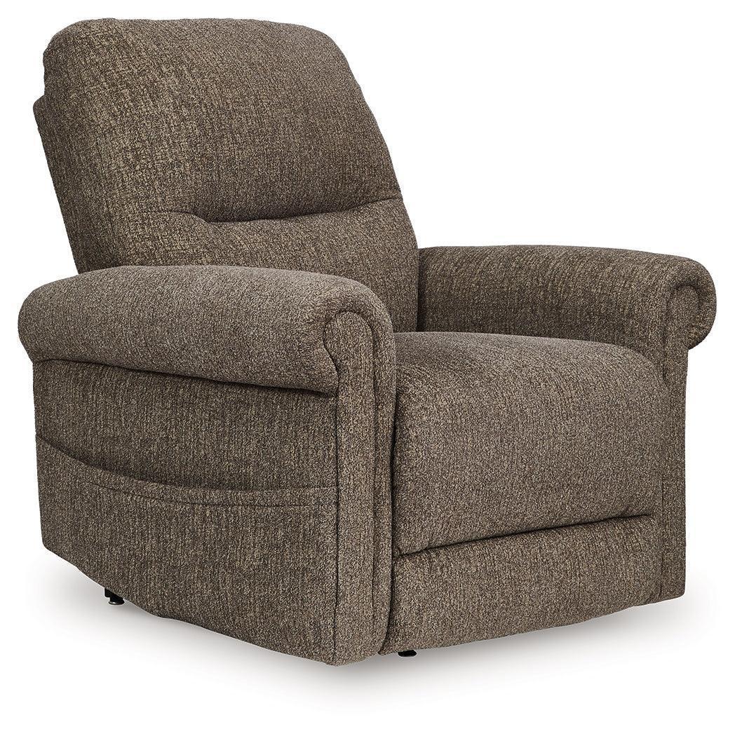 Aureta Earth Performance Fabric,Next-Gen Nuvella™,Chenille Power Lift Recliner