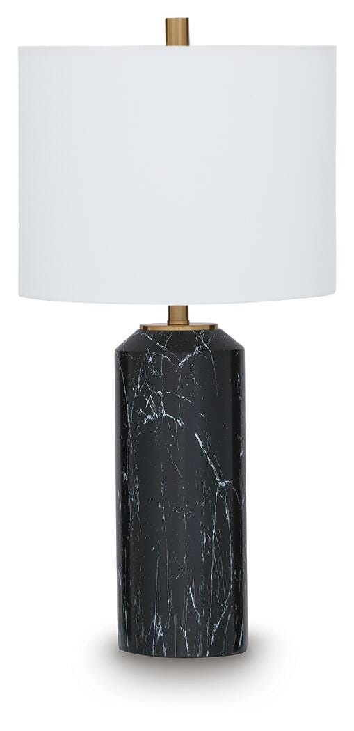 Hanzila Black/Gold Finish Table Lamp — product image 2