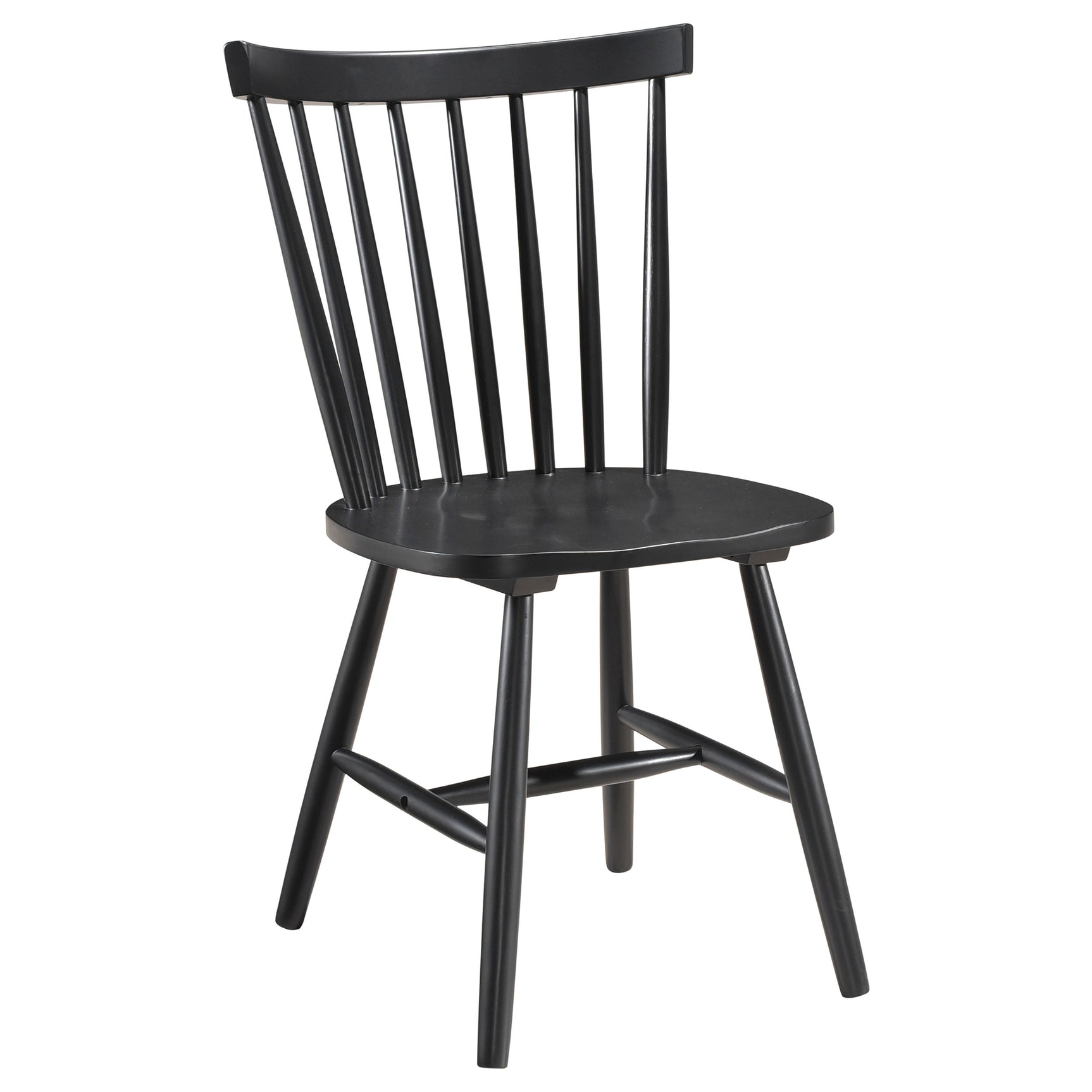 Hollyoak Walnut Black Rectangular Dining Room Set