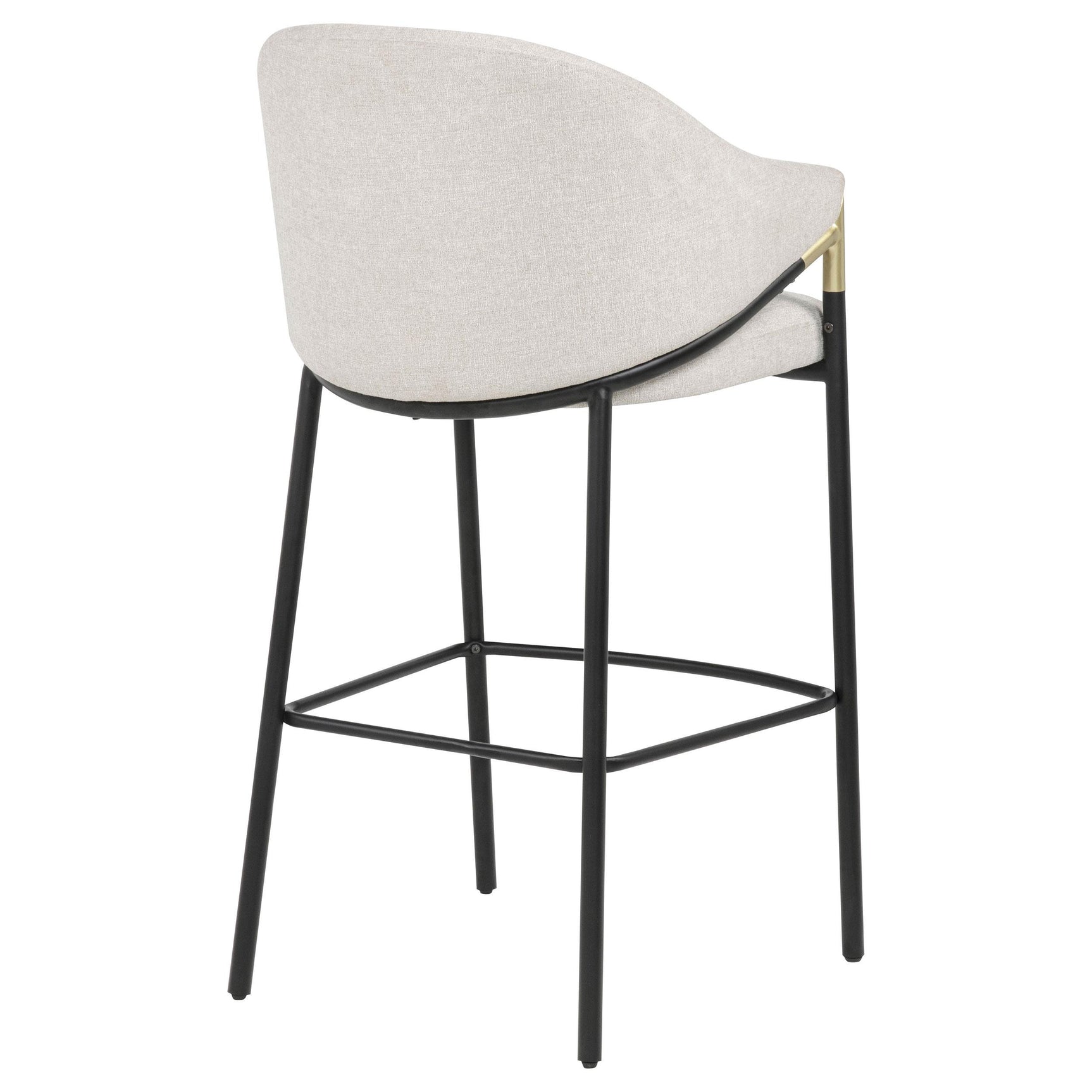 Chadwick Fabric Upholstered Bar Chair Beige (Set of 2)