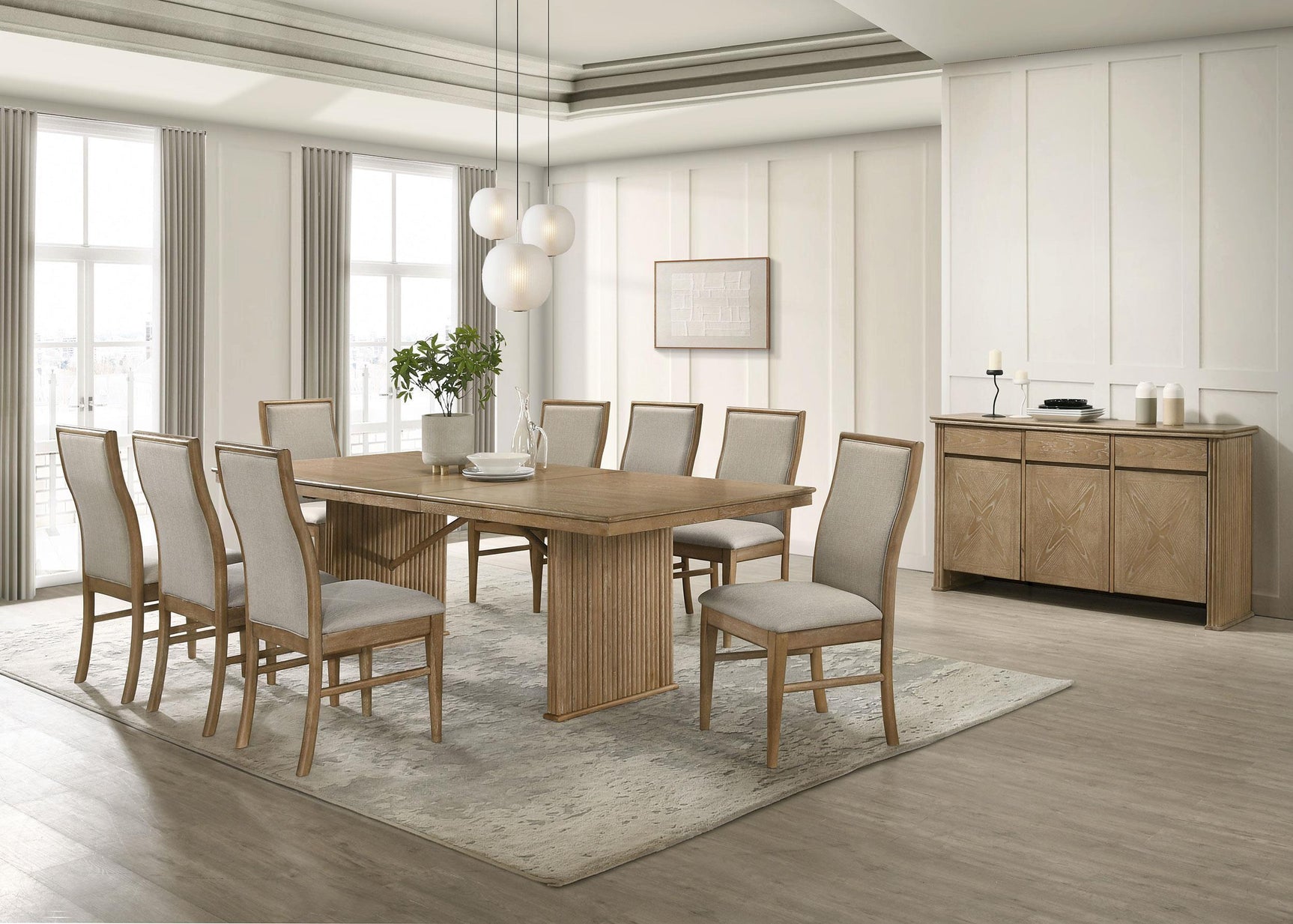 Adina Upholstered Dining Side Chair Barley (Set of 2)