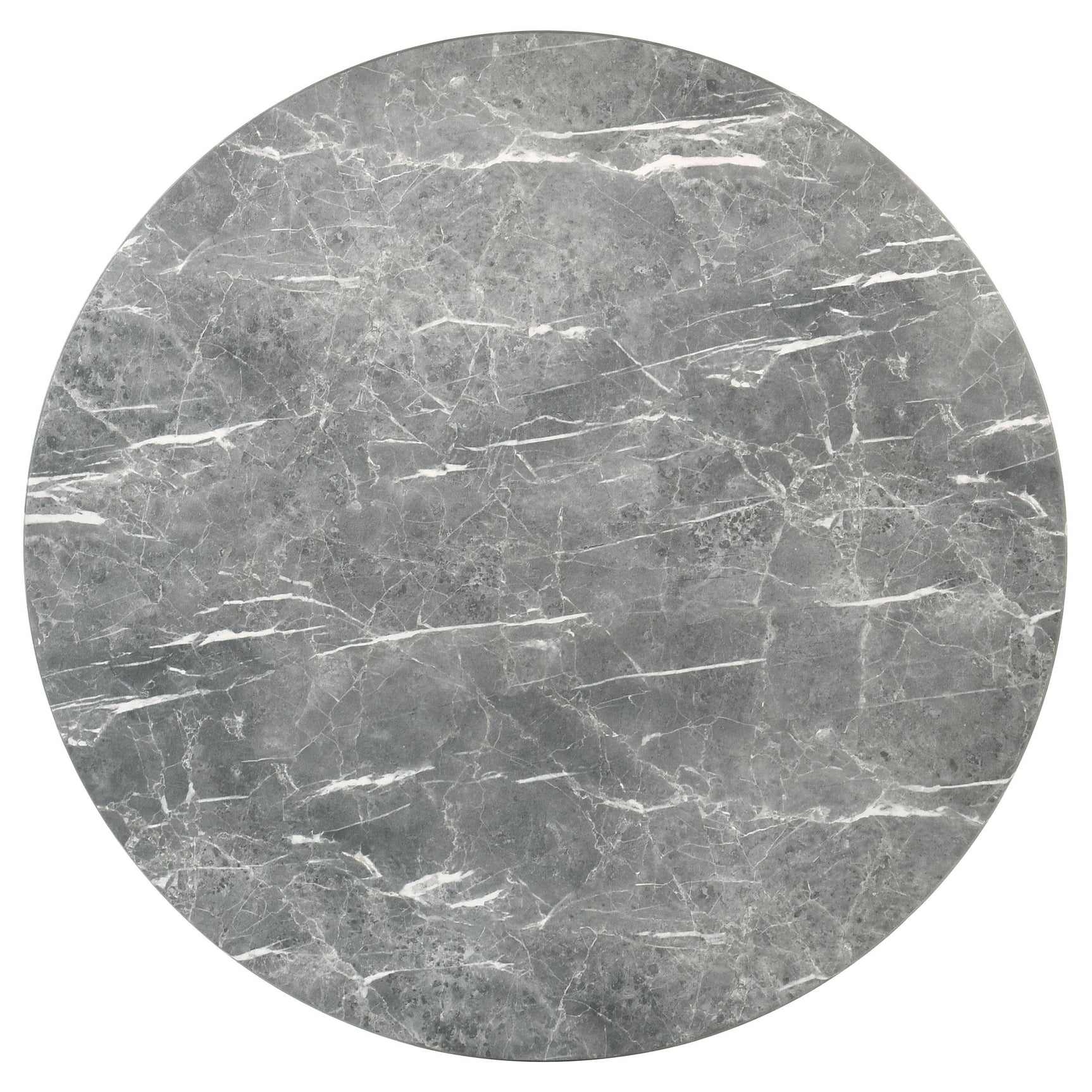Franklin 59-inch Round Dining Table Grey and Dark Oak