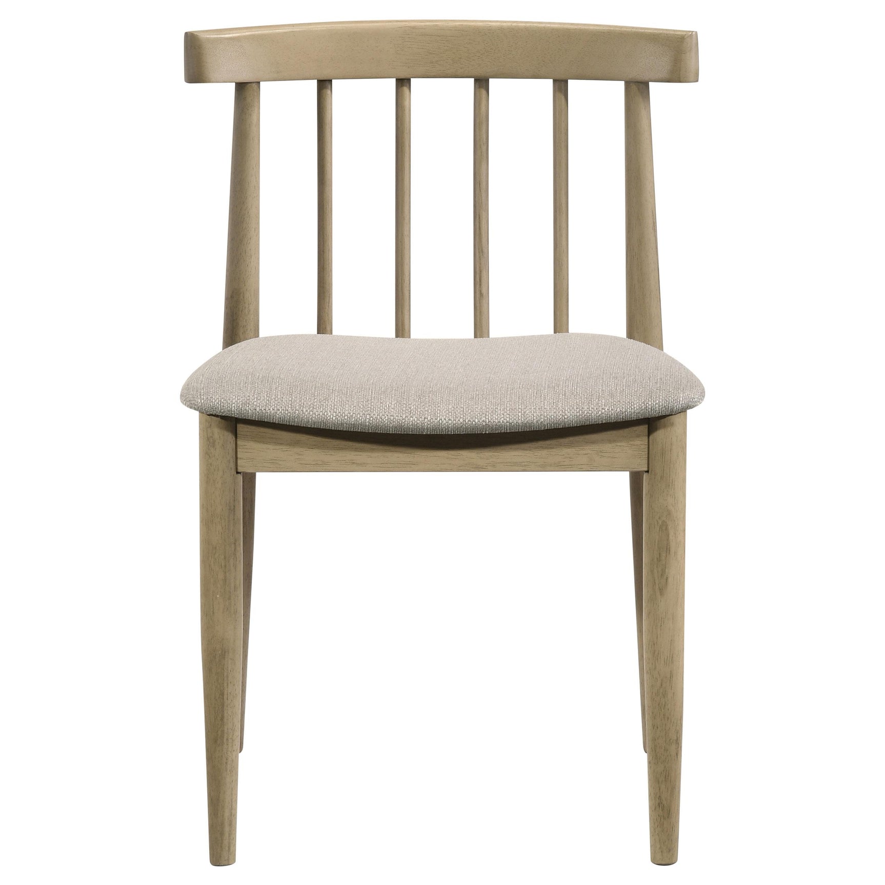 Cullen Dining Side Chair Upholstered Seat Natural Oak (Set of 2)