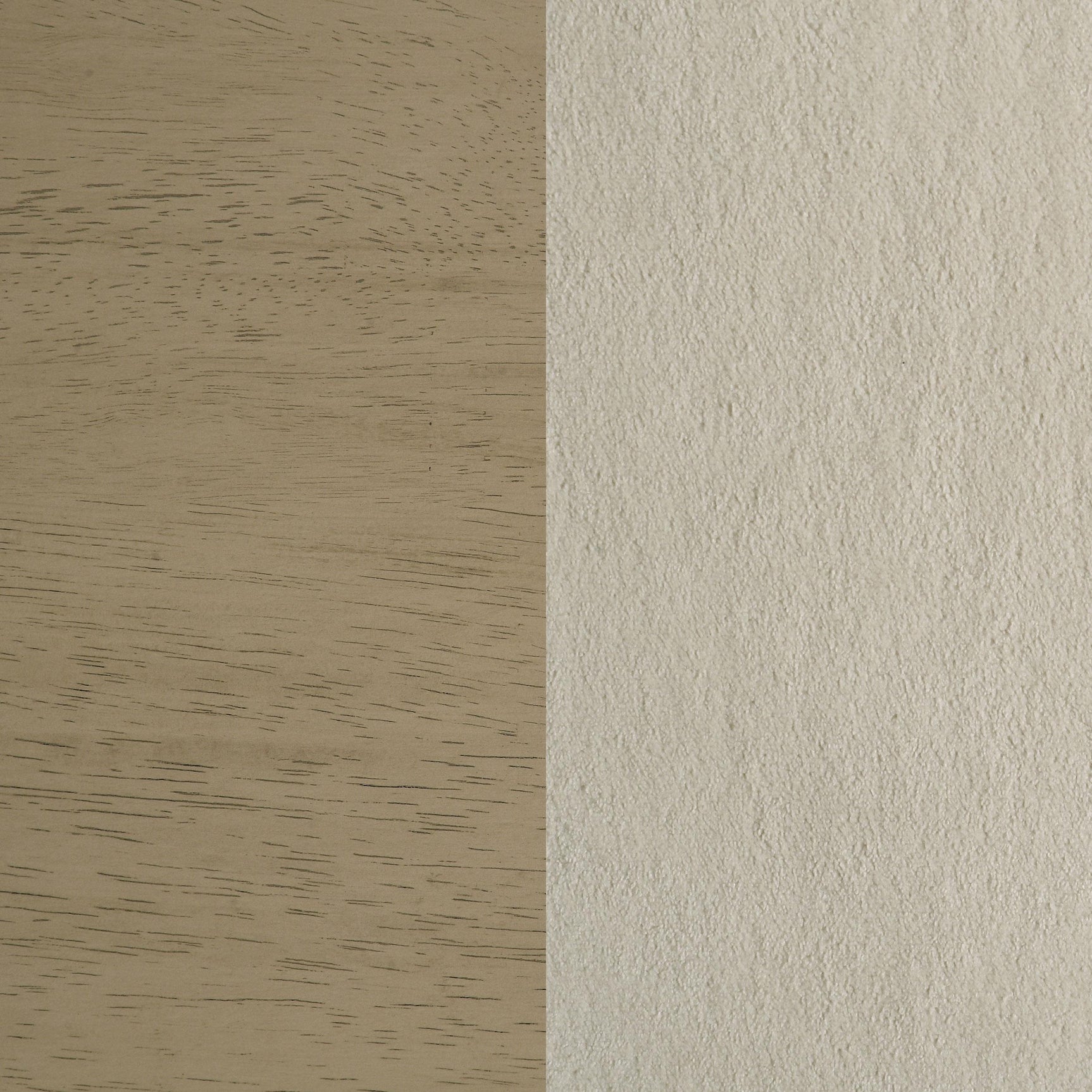 Redbridge Velvet Upholstered Side Chair Cream and Natural Oak (Set of 2)