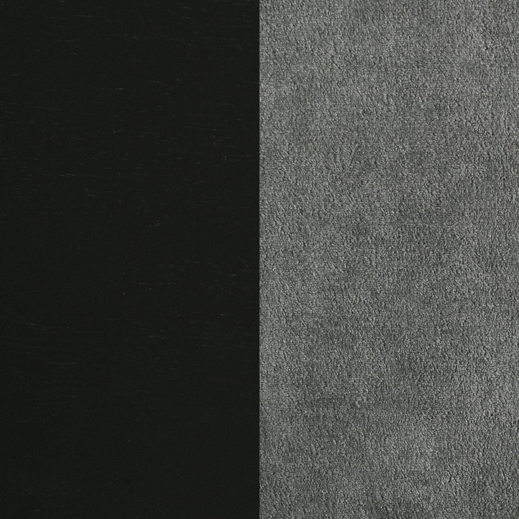 Redbridge Velvet Upholstered Counter Chair Grey and Black (Set of 2)