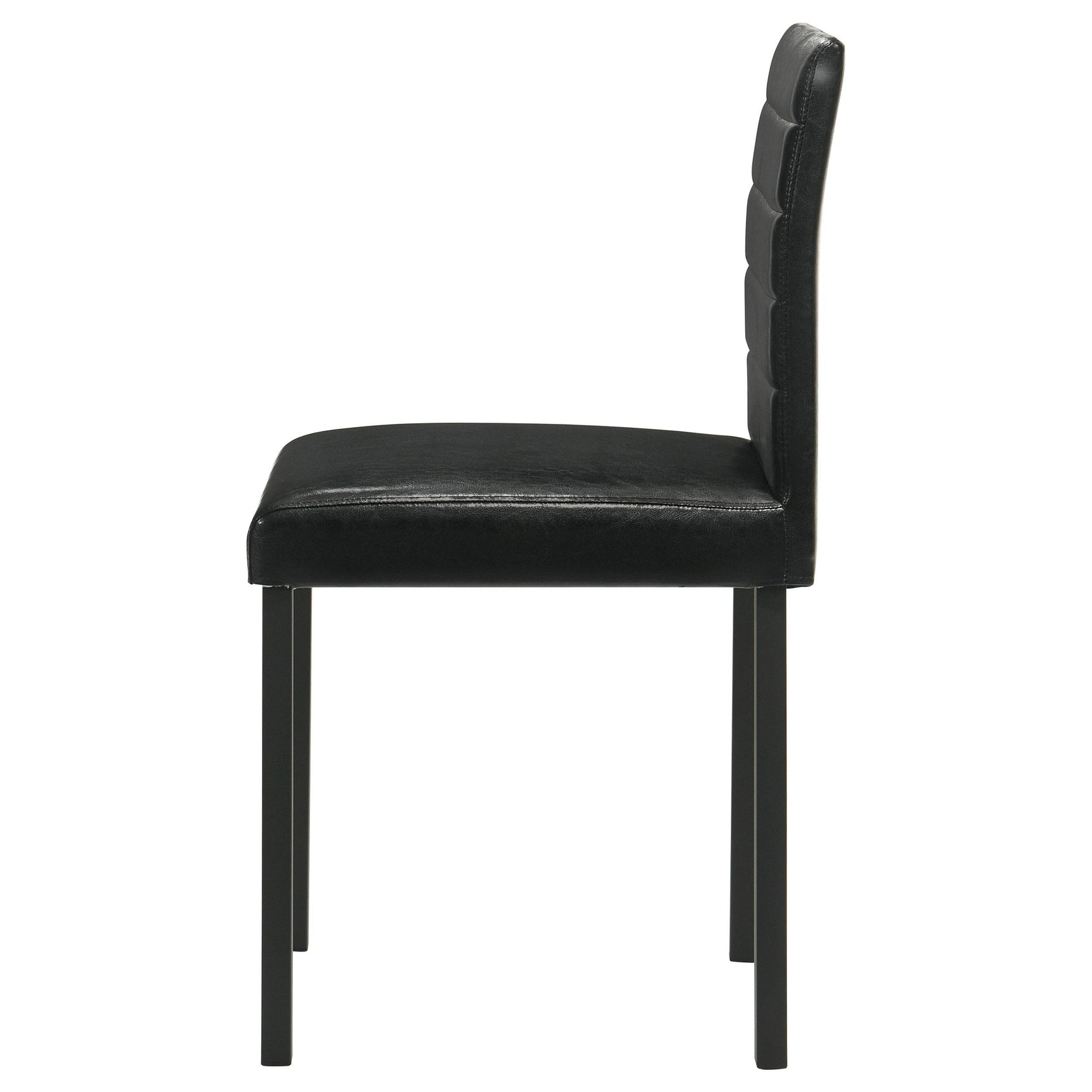 Garza Upholstered Dining Side Chair Black (Set of 4)