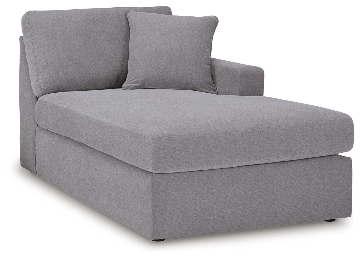 Modmax Granite 4-Piece Sectional with Chaise — angled view