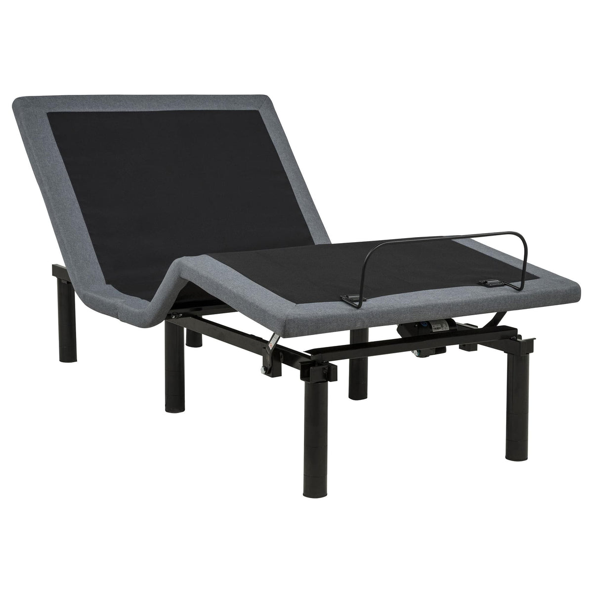 Tasca Twin XL Dual-Motor Adjustable Bed Base in Black — product view