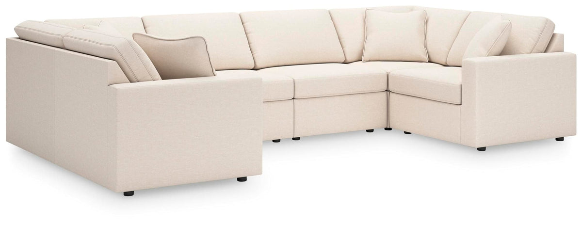 Modmax Oyster 6-Piece Sectional Sofa — angled view