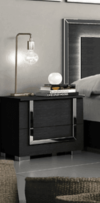Antonella Black Nightstand