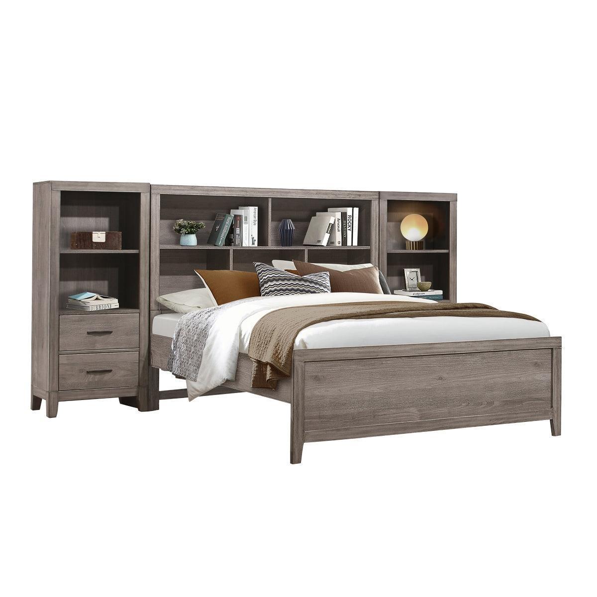 Garo Gray Wall Bedroom Set
