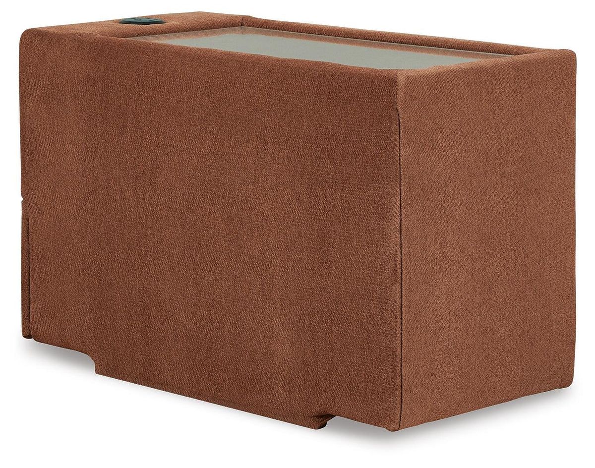 Modmax Spice 6-Piece Sectional with Ottoman — back view