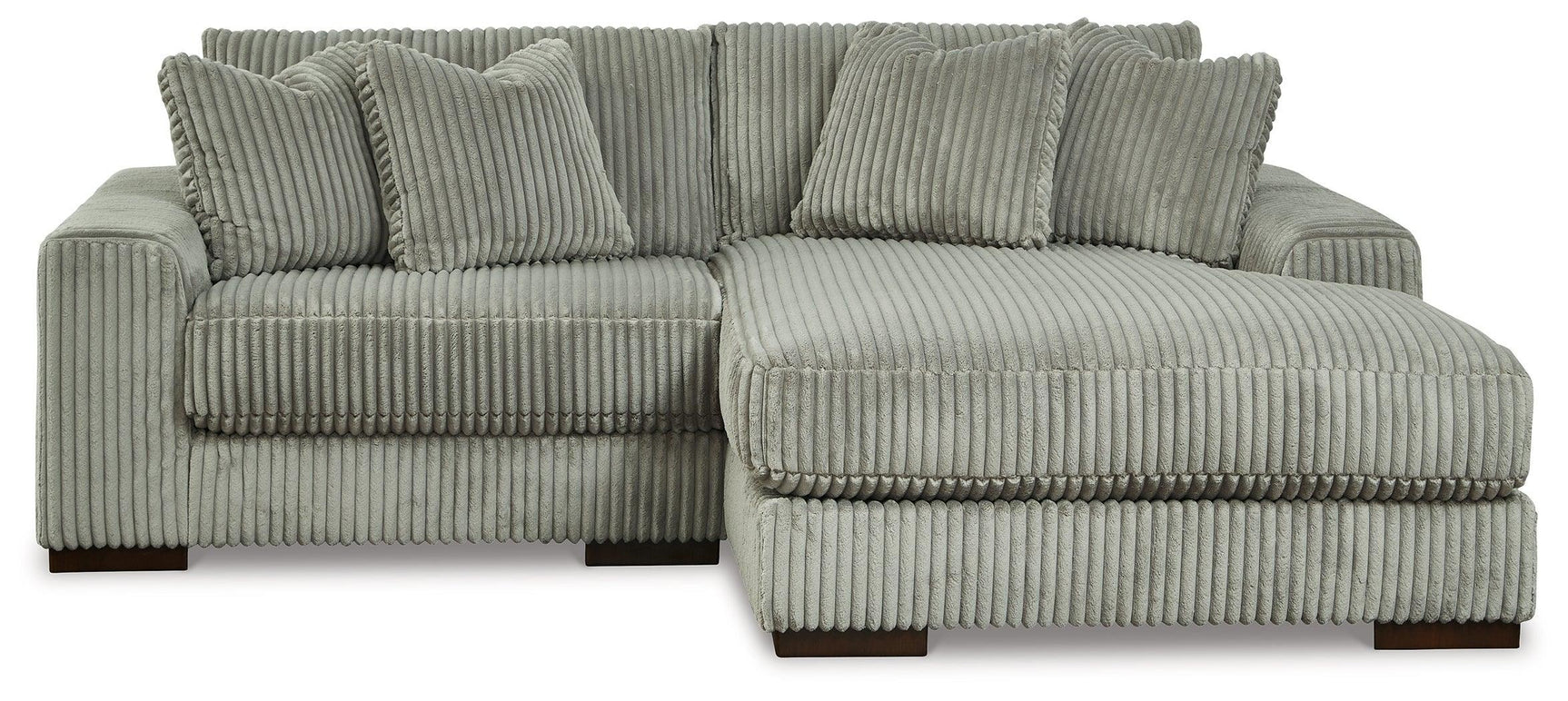 Lindyn Fog 2-Piece Sectional With Chaise 21105S4 - Ella Furniture