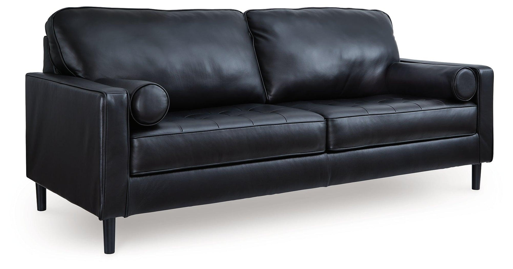 Bryceview Onyx Leather Sofa
