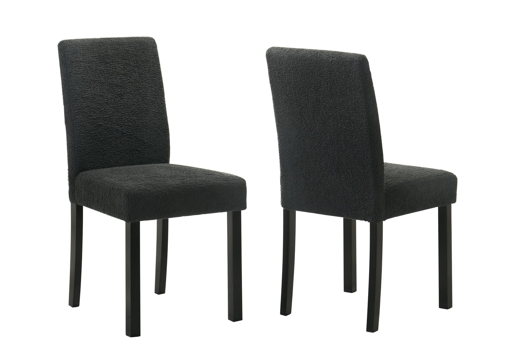 Resia Black White Rectangular Dining Room Set