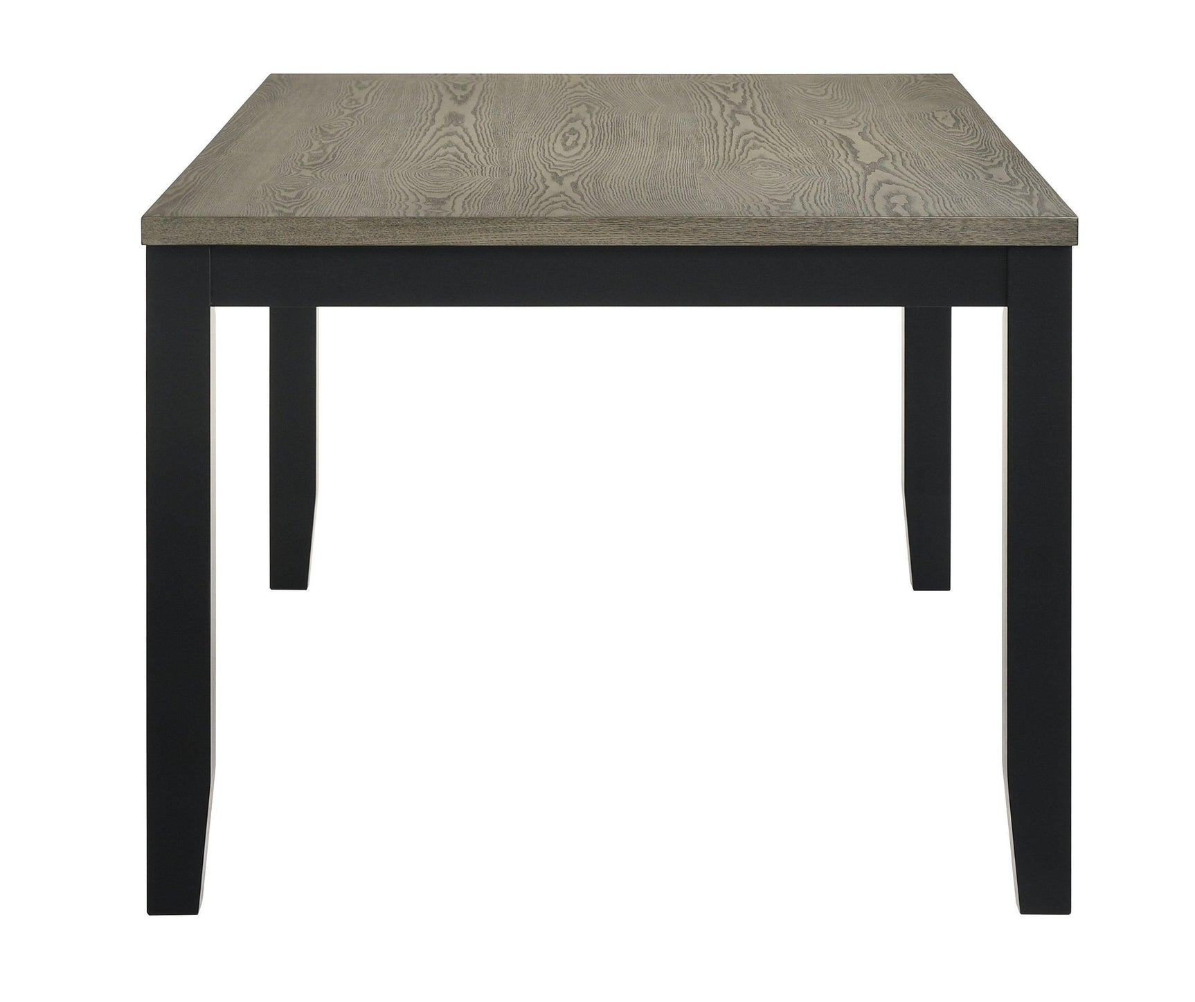 Folio Gray Black Rectangular Dining Room Set