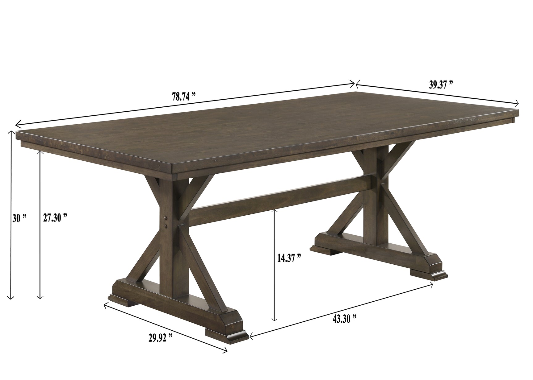 Lloyd Gray Rectangular Dining Room Set