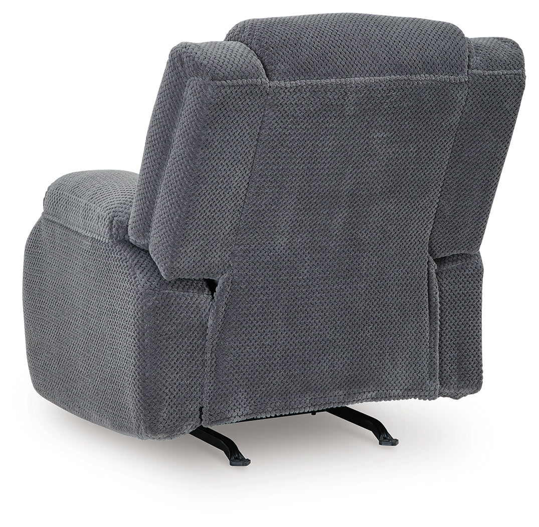 Observation Steel Velvet Power Recliner