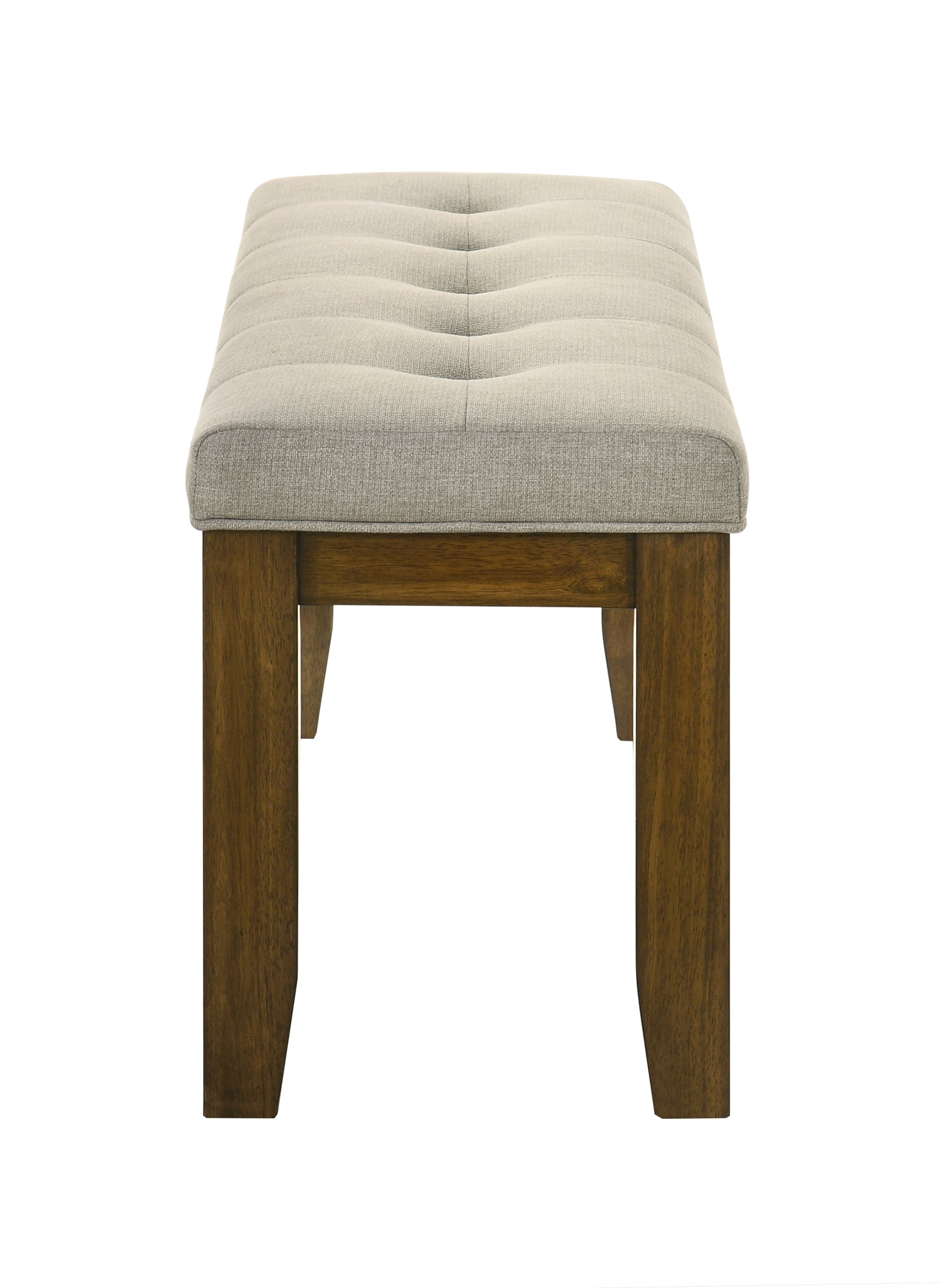 Hollister Brown Gray Upholstered Extendable Dining Room Set