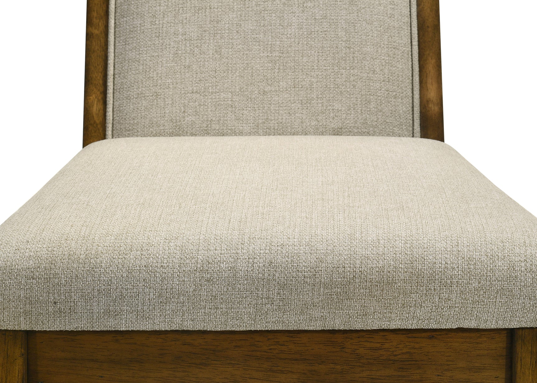 Hollister Brown Gray Upholstered Extendable Dining Room Set