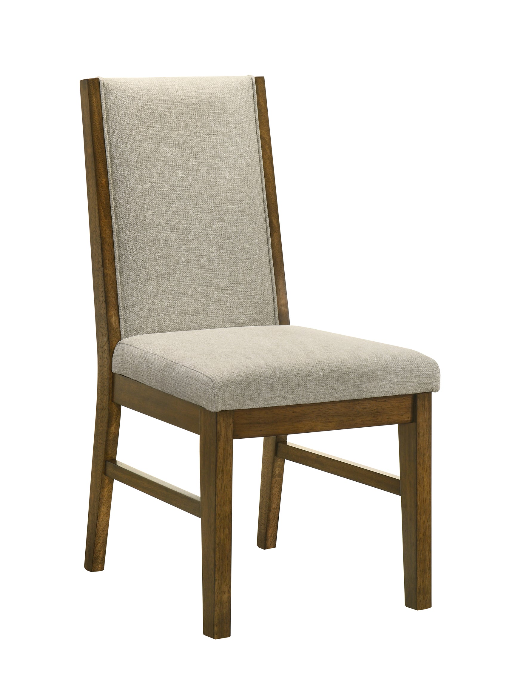 Hollister Brown Gray Upholstered Extendable Dining Room Set