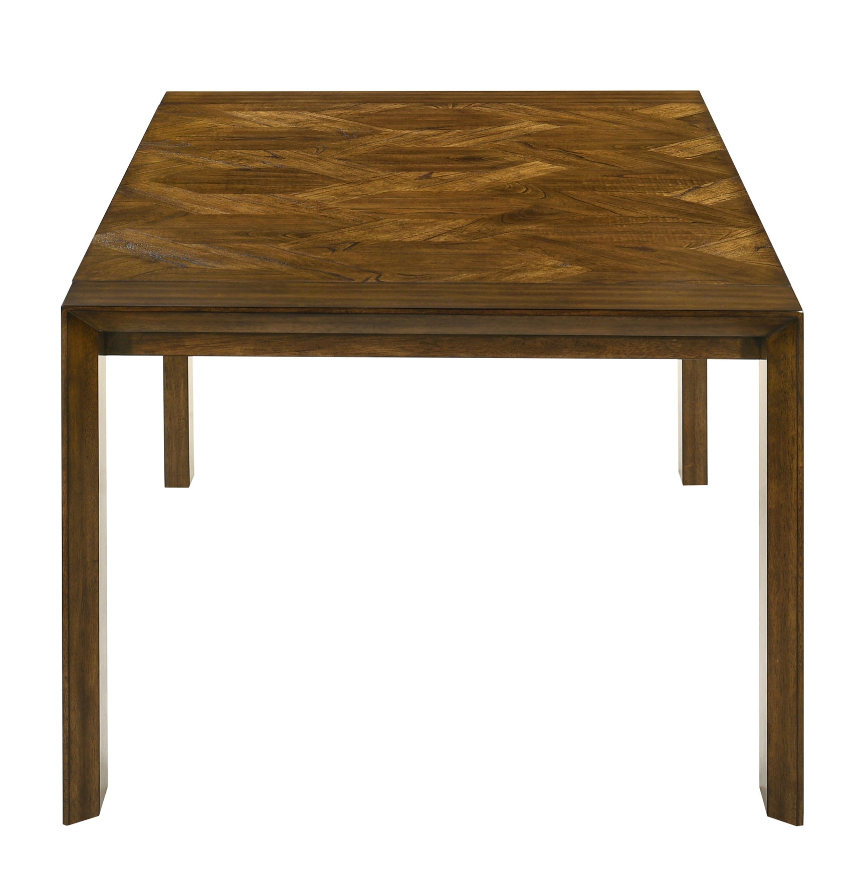 Hollister Brown Gray Upholstered Extendable Dining Room Set
