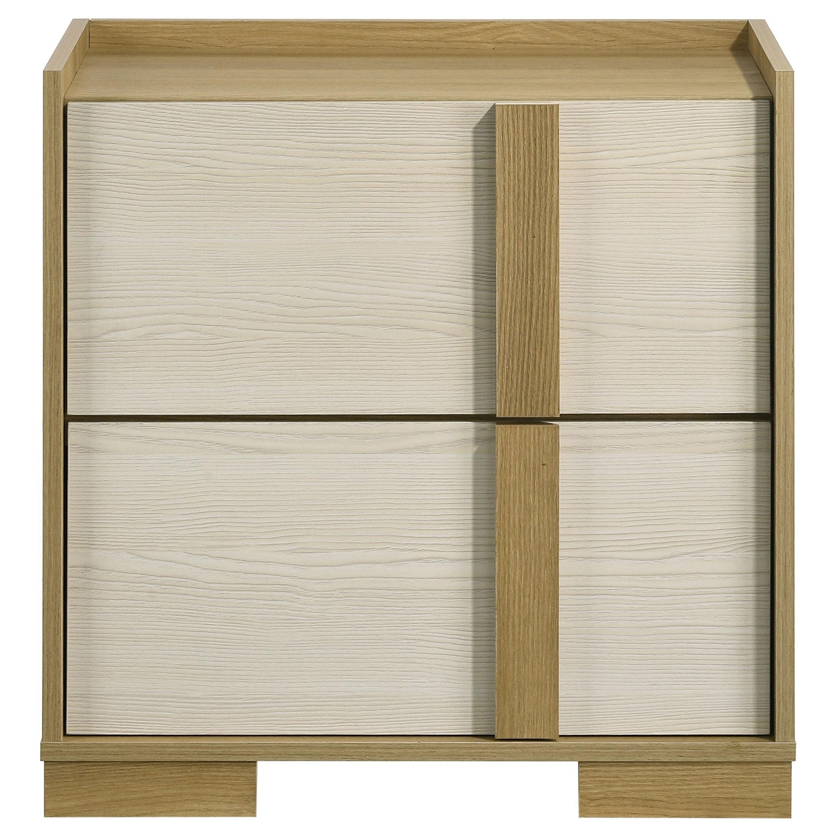 Hyland 2-drawer Nightstand Bedide Table Natural