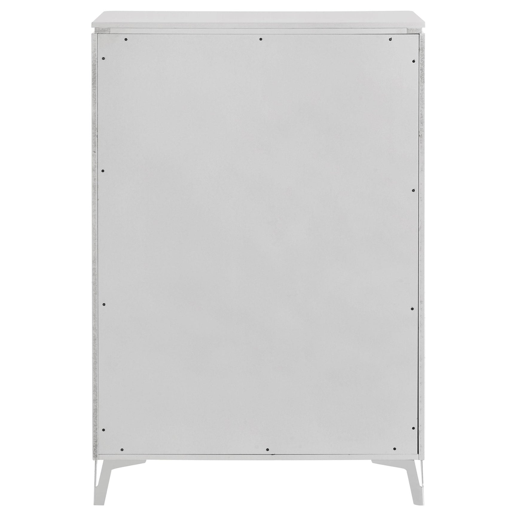 Cassia 5-drawer Bedroom Chest of Drawers White High Gloss