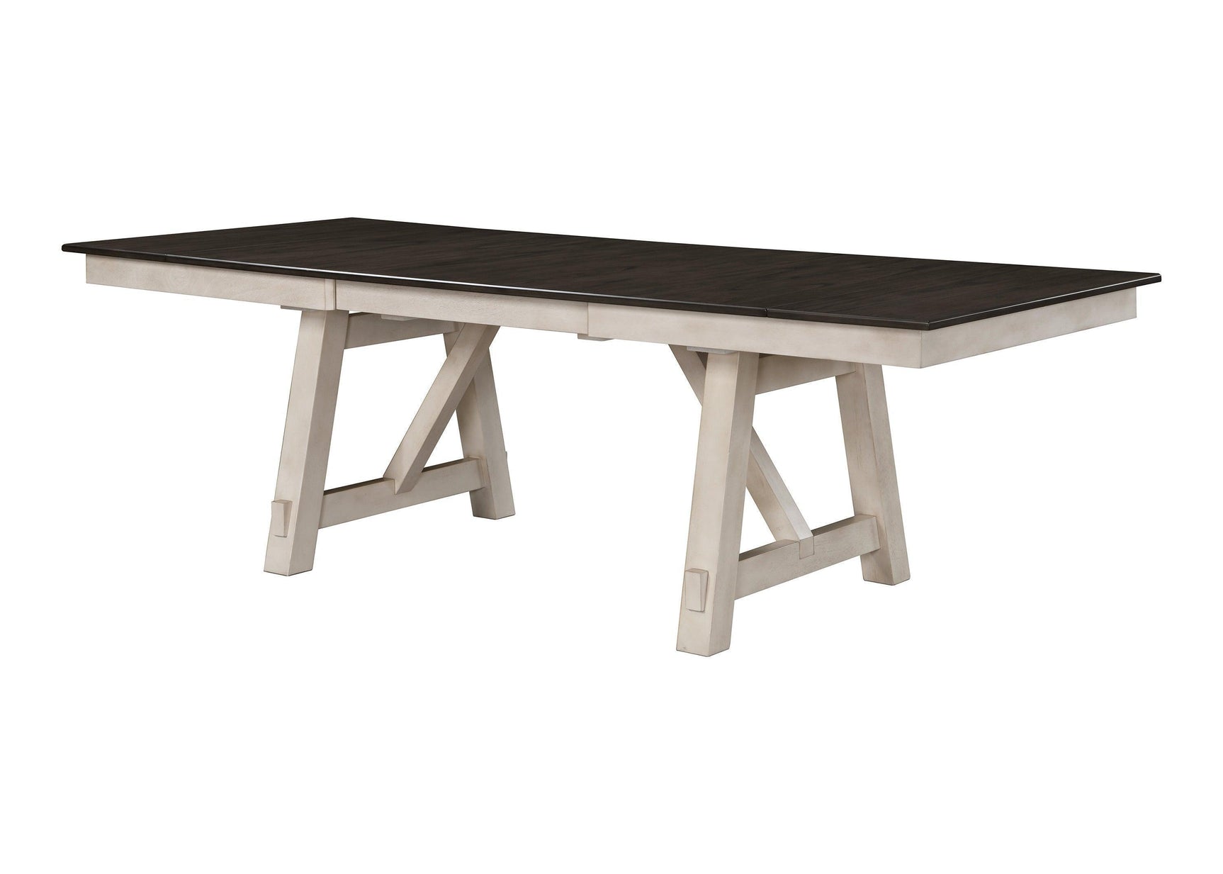 Maribelle Chalk Gray Extendable Dining Room Set