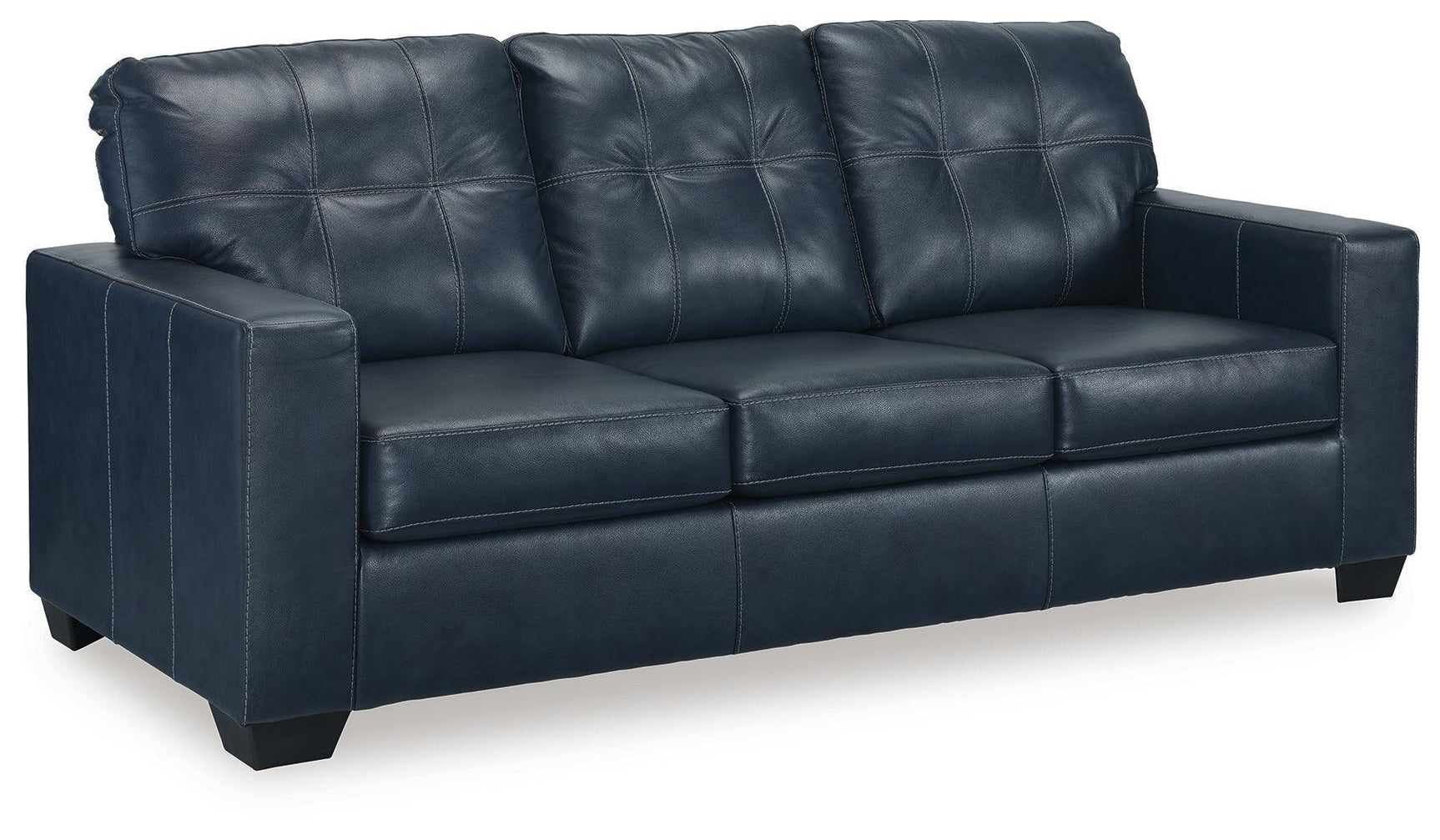 Santorine Ocean Leather Queen Sofa Sleeper