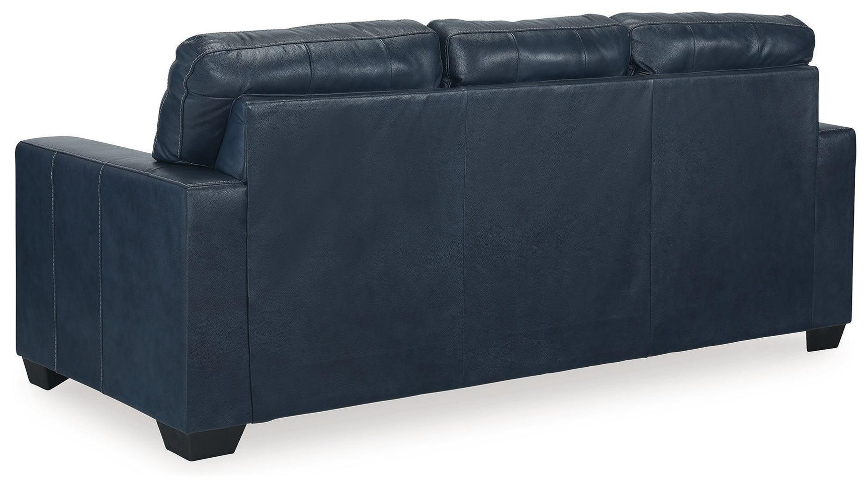 Santorine Ocean Leather Queen Sofa Sleeper