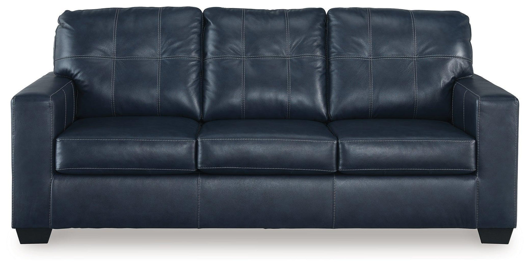 Santorine Ocean Leather Queen Sofa Sleeper
